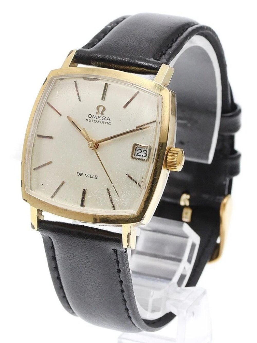 OMEGA De Ville 165.008 Date Silver Dial Automatic Men's Watch_923468